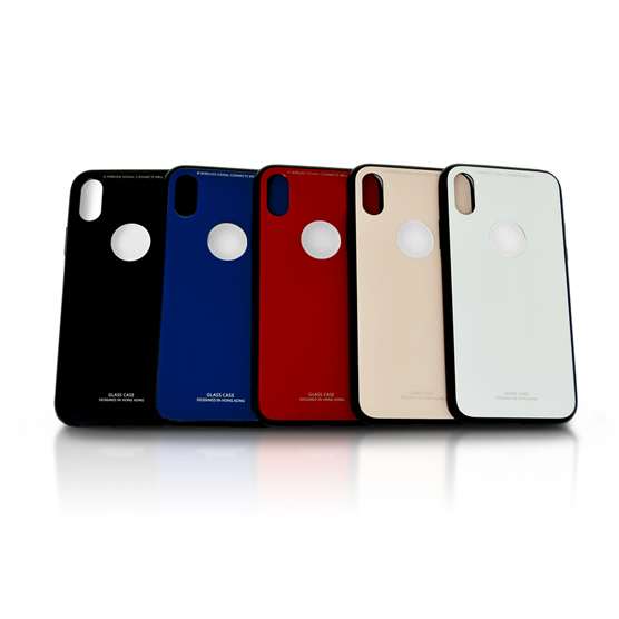 Funda para Iphone X de Vidrio Templado Carcaza